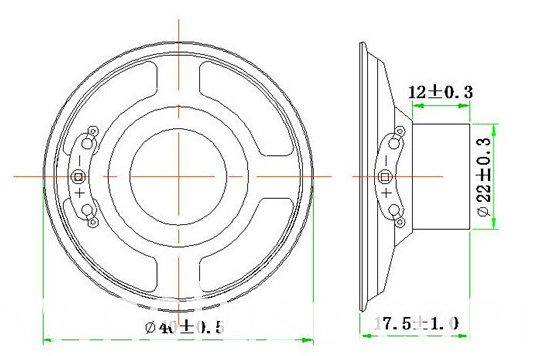 Fbs40n-1 Cheaper 40mm 1W Paper Cone Loudspeaker (FBELE)